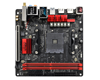 ASRock AB350 Gaming-ITX/ac AM4 AMD B350 SATA 6Gb/s USB 3.0 HDMI Mini ITX AMD Motherboard - top view