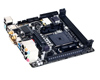 GIGABYTE GA-F2A88XN-WIFI mini-ITX motherboard with Socket FM2+ supports AMD FM2+/FM2 A-series APU - perspective view