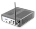 M350 Universal Mini-ITX enclosure Back view - wifi antenna option