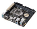 ASUS Z97I-PLUS mini-ITX - LGA1150 / CPU Intel Core i3/i5/i7 compatible, mini-ITX motherboard - angle view