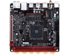 GigaByte GA-AB350N-GAMING-WIFI - AMD support + Mini-ITX Motherboard - top view