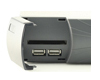 Mini-Box M300-LCD Barebone System - front view hidden USB ports