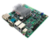 Jetway JNF596-3160 Fanless Intel® Celeron N3160 SoC, 1.60GHz – 2.24GHz Burst, Quad-Core, 6W TDP/4W SDP, with AES-NI support Mini-ITX Motherboard - angle view