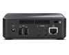 Intel NUC Kit DCCP847DYE with Intel Celeron 847 - back view